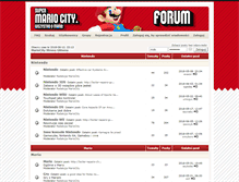 Tablet Screenshot of forum.mario.xgame.pl